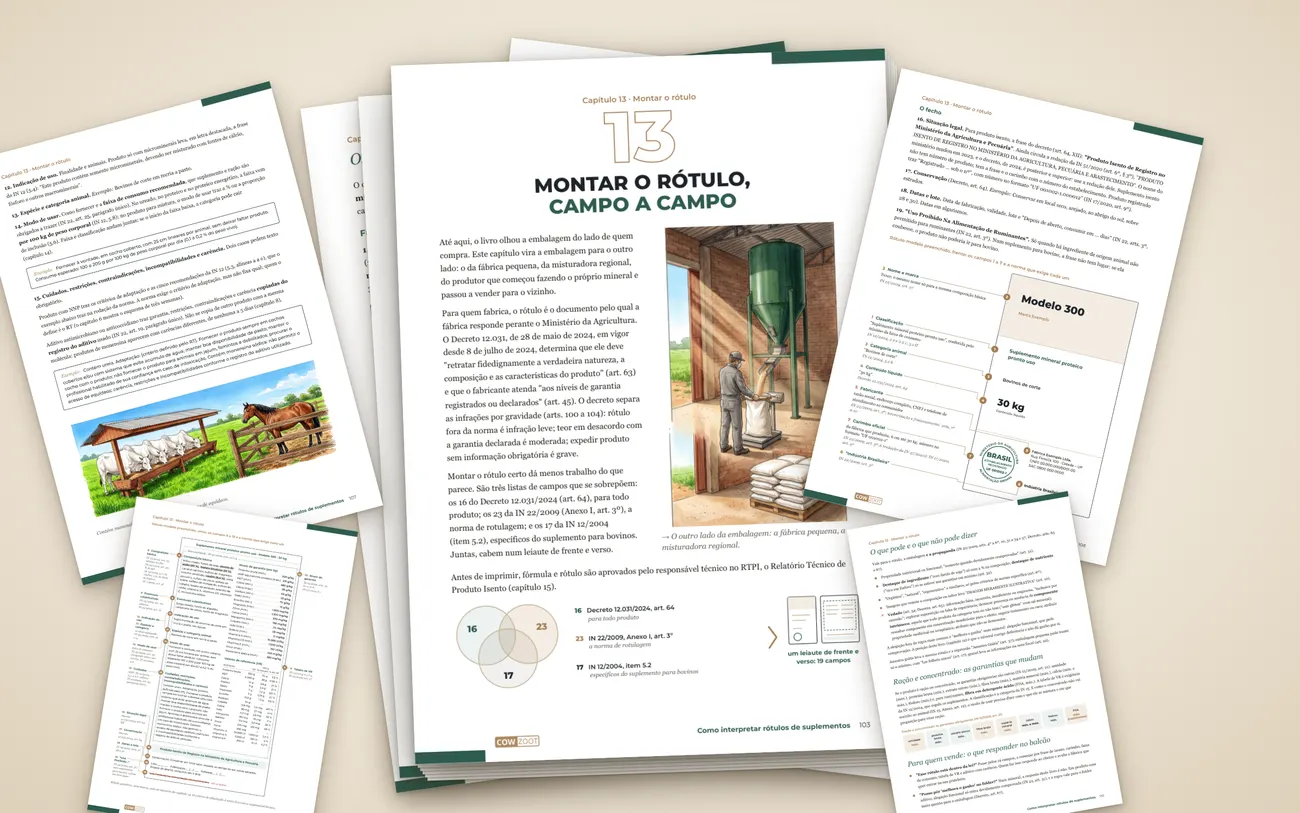Páginas do capítulo Montar o rótulo